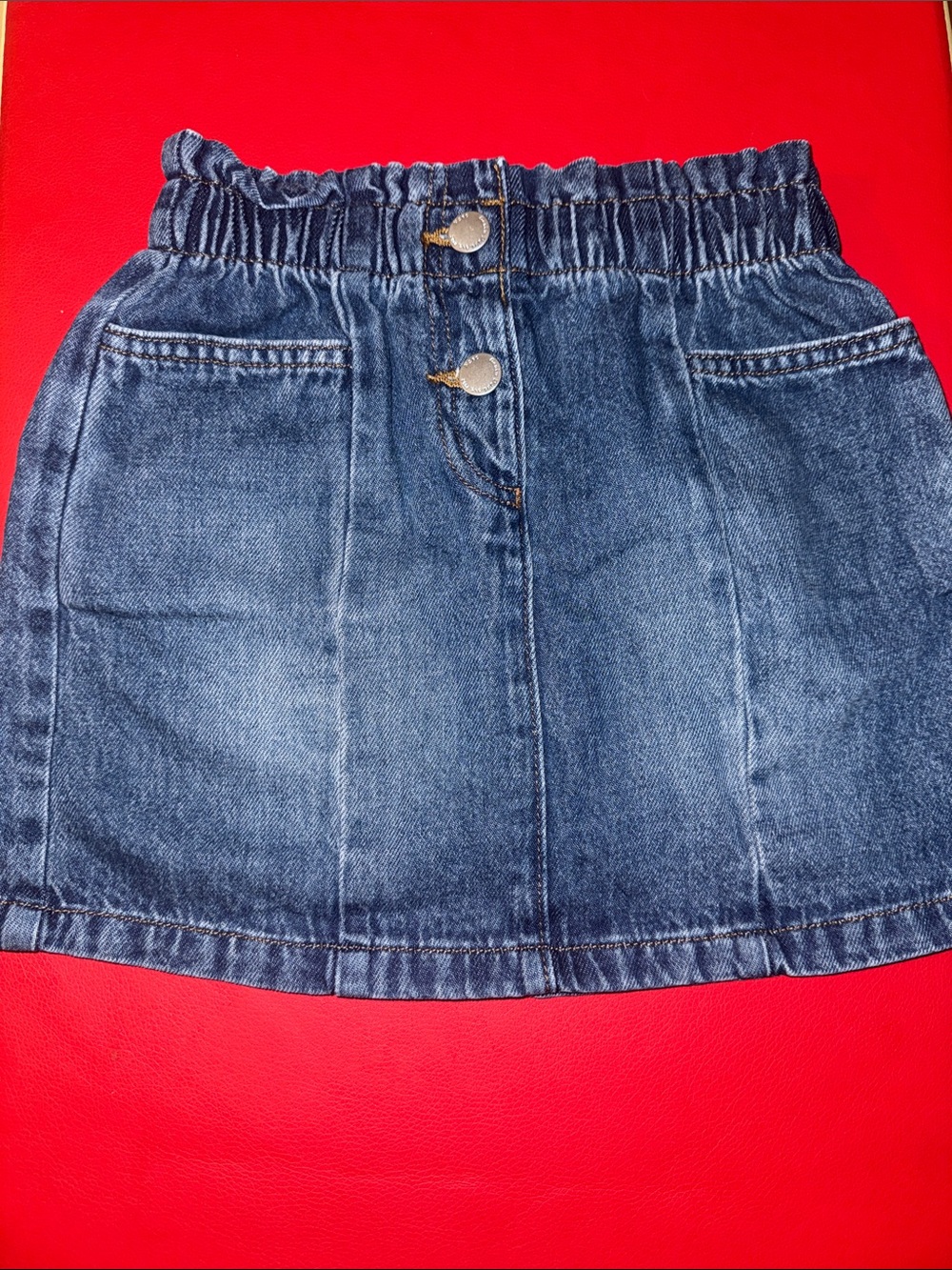 NEXT denim paper bag top Skirt Size 7